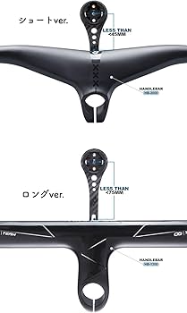 レインボー限定版一体型ハンドル用チタン3Dプリントコンピューターマウント Amazon.co.jp: 一体型ハンドル用 ショート 超軽量 カーボン製